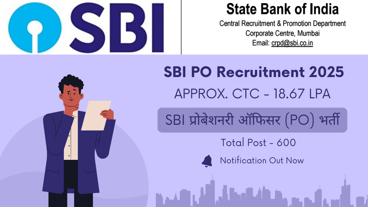 SBI PO Recruitment 2025