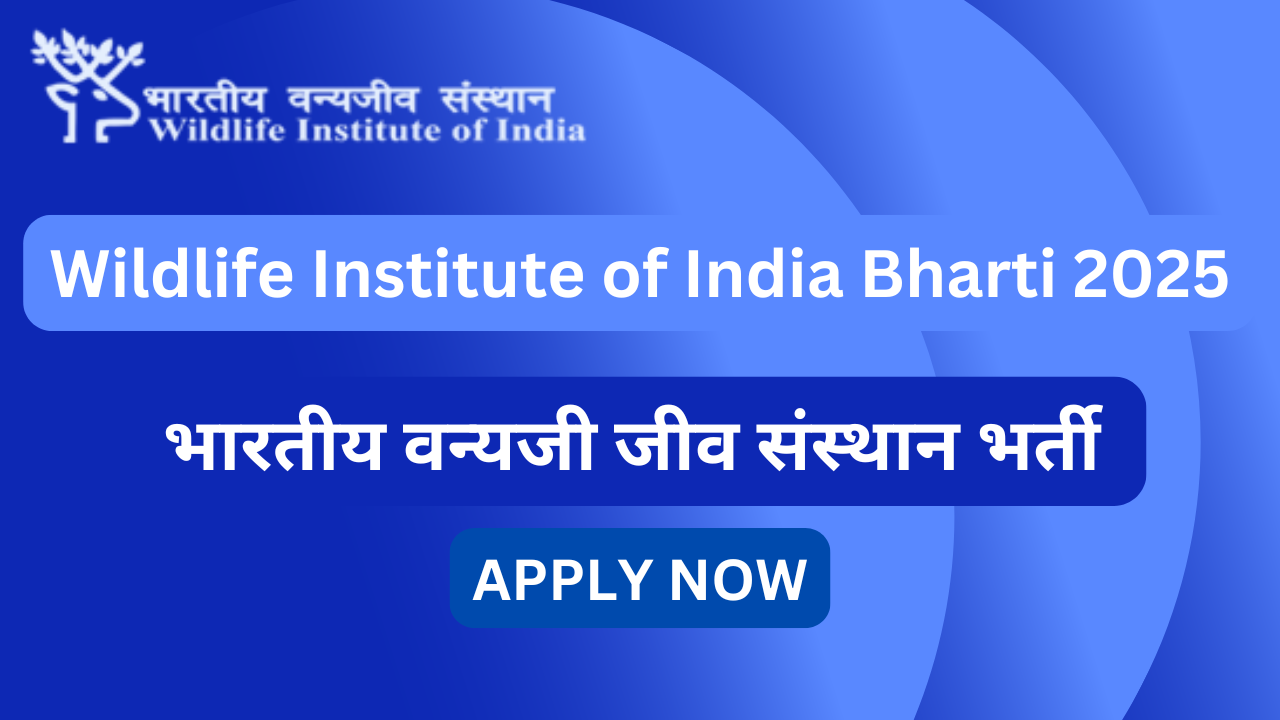 Wildlife Institute of India Bharti 2025