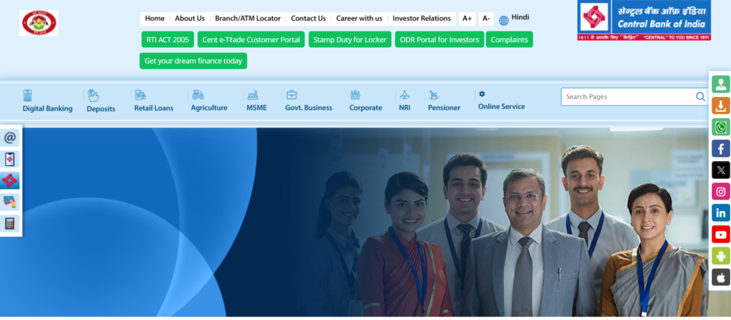 Central Bank of India Recruitment 2025 | सेंटबैंक फाइनेंशियल सर्विसेज लिमिटेड (CBI) भर्ती Apply Now Central Bank of India Recruitment 2025 | सेंटबैंक फाइनेंशियल सर्विसेज लिमिटेड (CBI) भर्ती Apply Now