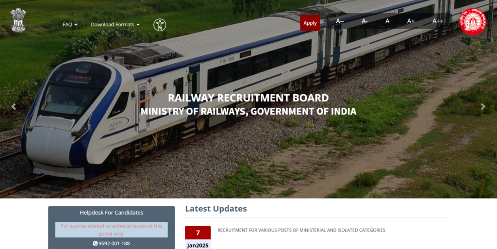 RRB Group D Recruitment 2025 | रेलवे भर्ती बोर्ड (RRB) में ग्रुप डी (लेवल -1) में 32,438 रिक्ति पदों पर भर्ती Apply Now