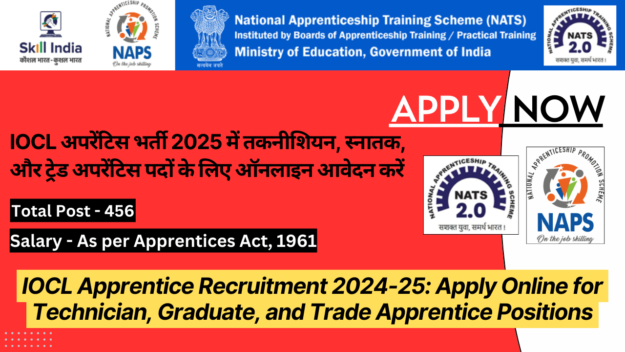 IOCL Apprentice Recruitment 2025