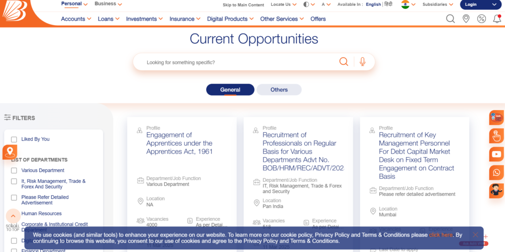 Bank of Baroda Recruitment 2025: बैंक ऑफ बड़ौदा में निकली 518 पदों पर भर्ती Apply Now