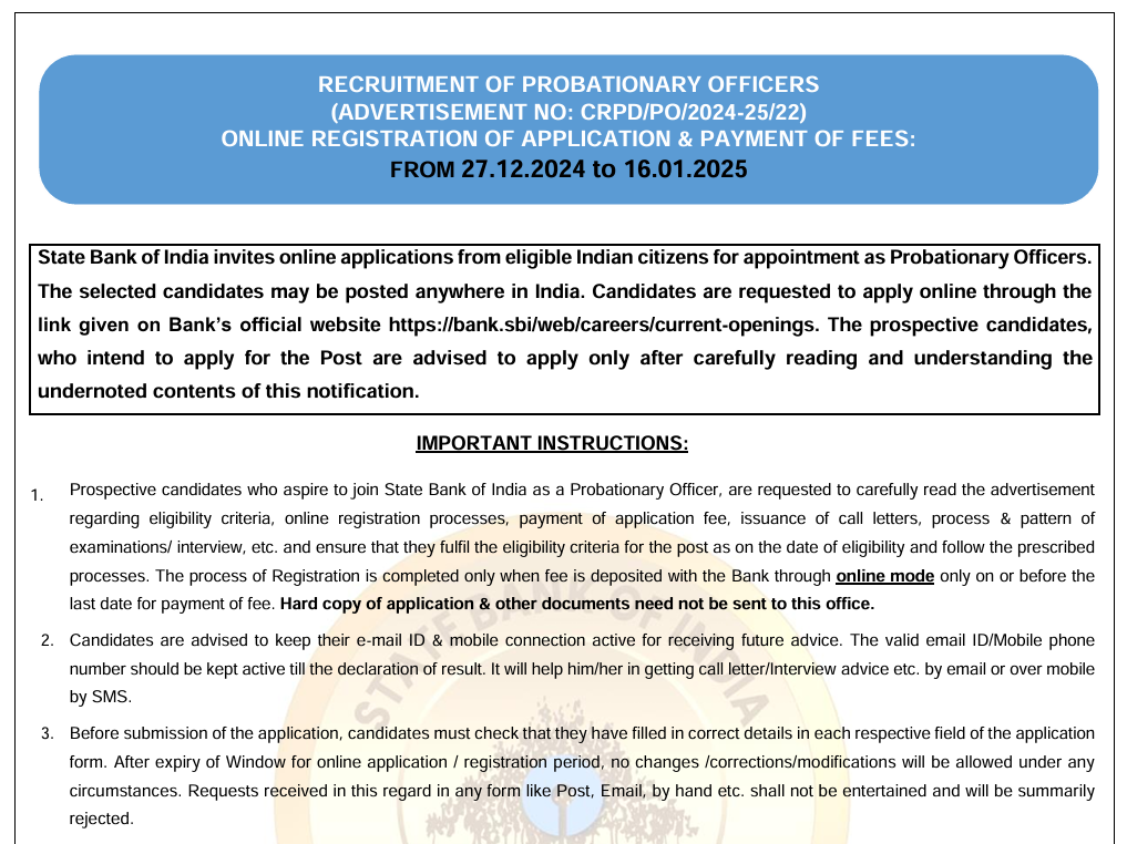 SBI PO Prelims Admit Card 2025: SBI PO प्रीलिम्स एडमिट कार्ड 2025 जारी – अभी करें डाउनलोड! SBI PO Prelims Admit Card 2025: SBI PO प्रीलिम्स एडमिट कार्ड 2025 जारी – अभी करें डाउनलोड!