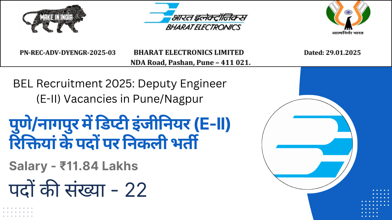 BEL Recruitment 2025